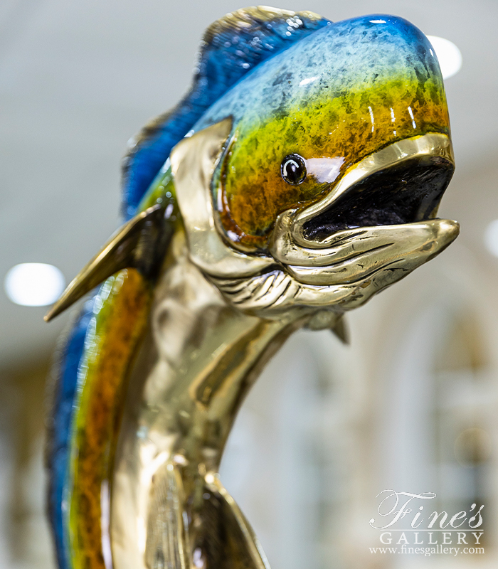 Bronze Statues  - 31 Inch Bronze Mahi Mahi - BS-1654